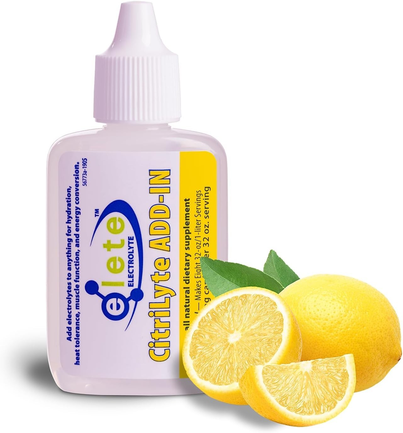 elete CitriLyte 24.6 mL Hydration Drops – Portable Lemon Electrolyte Solution