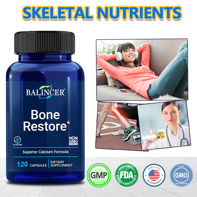 Bone Repair Supplement, Excellent Calcium Formula, Non-GMO，Gluten Free