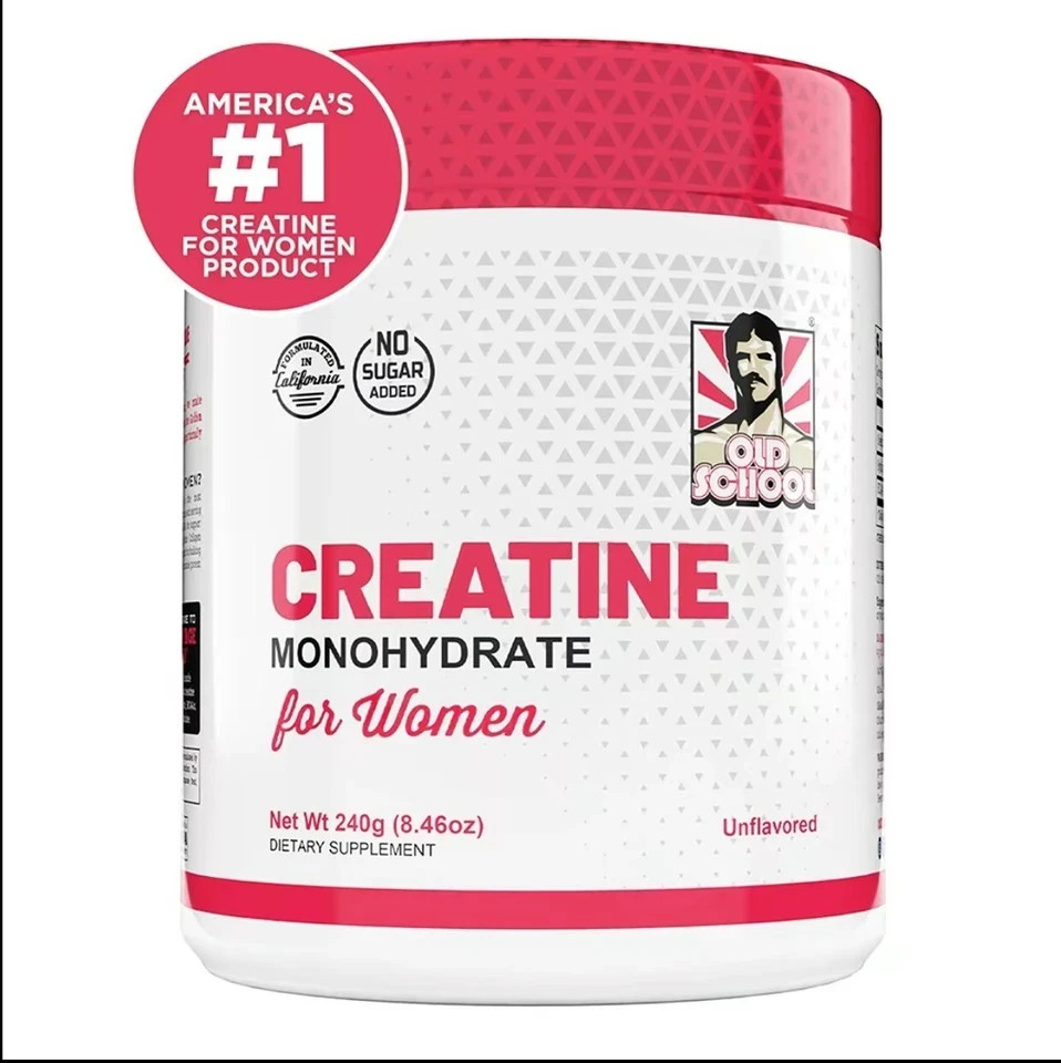 Old School Labs® Creatine Monohydrate to Support Women – 240g (30 Servings).