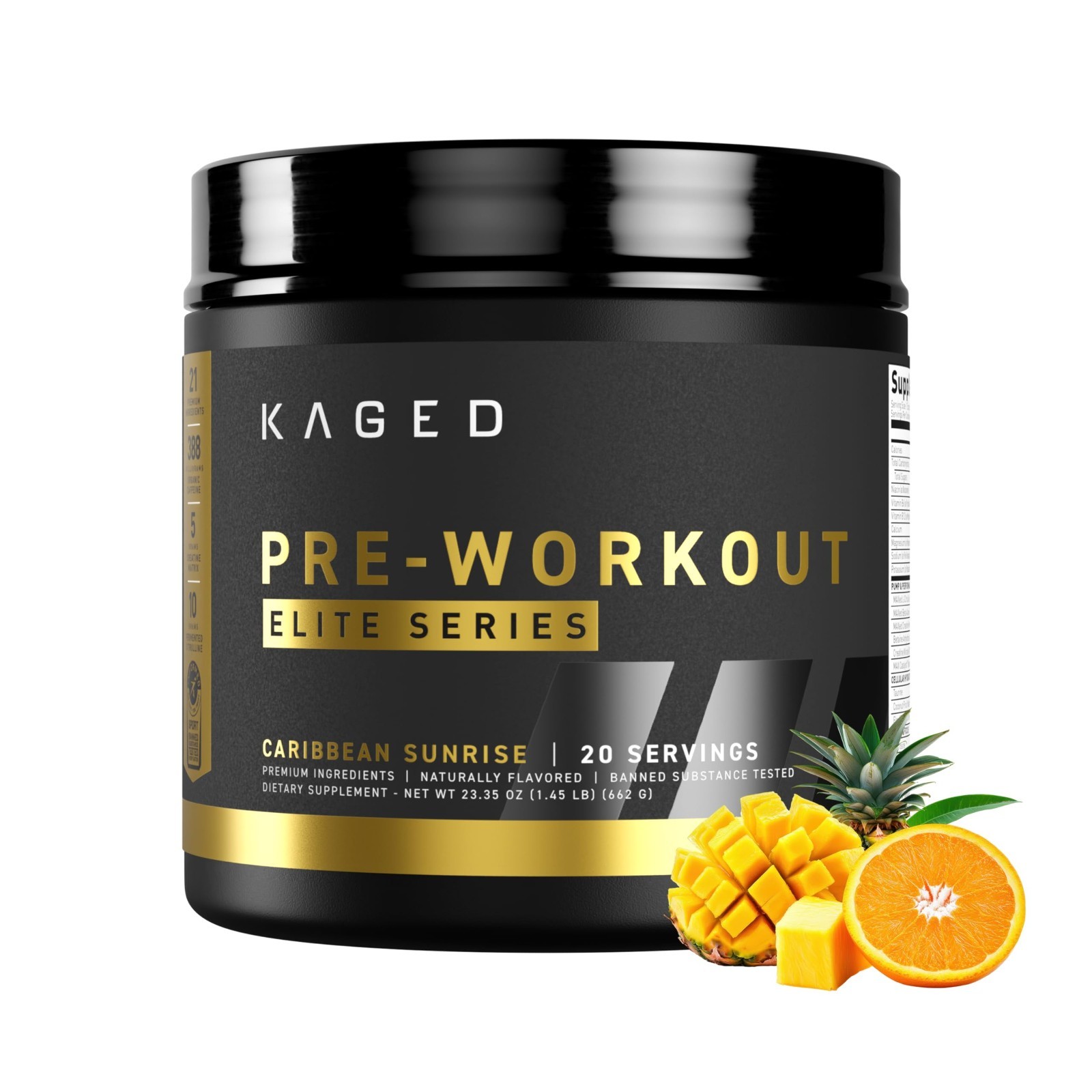 High-Stimulant Pre Workout Powder for Energy & Focus | L-Citrulline, Beta Alanin
