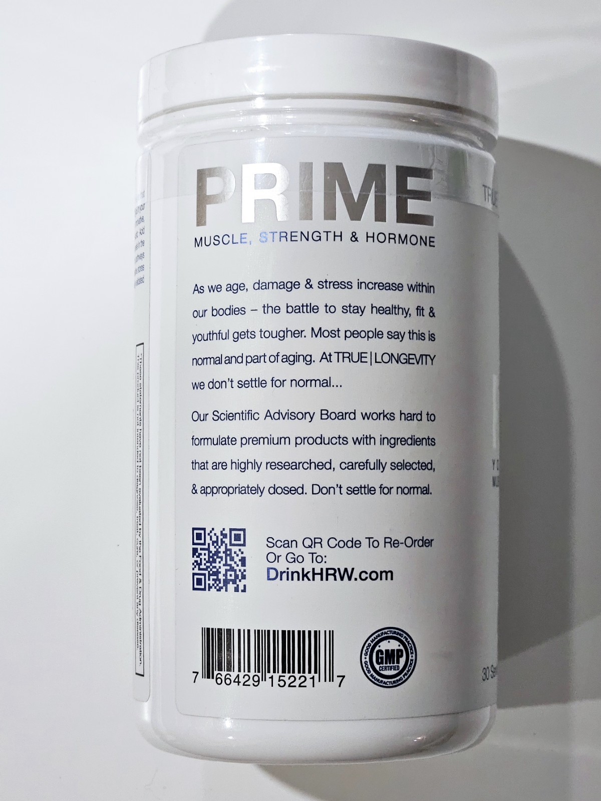 Prime Supplement for Muscle Strength Hormones Powder Form 30 Servings Exp 04/27