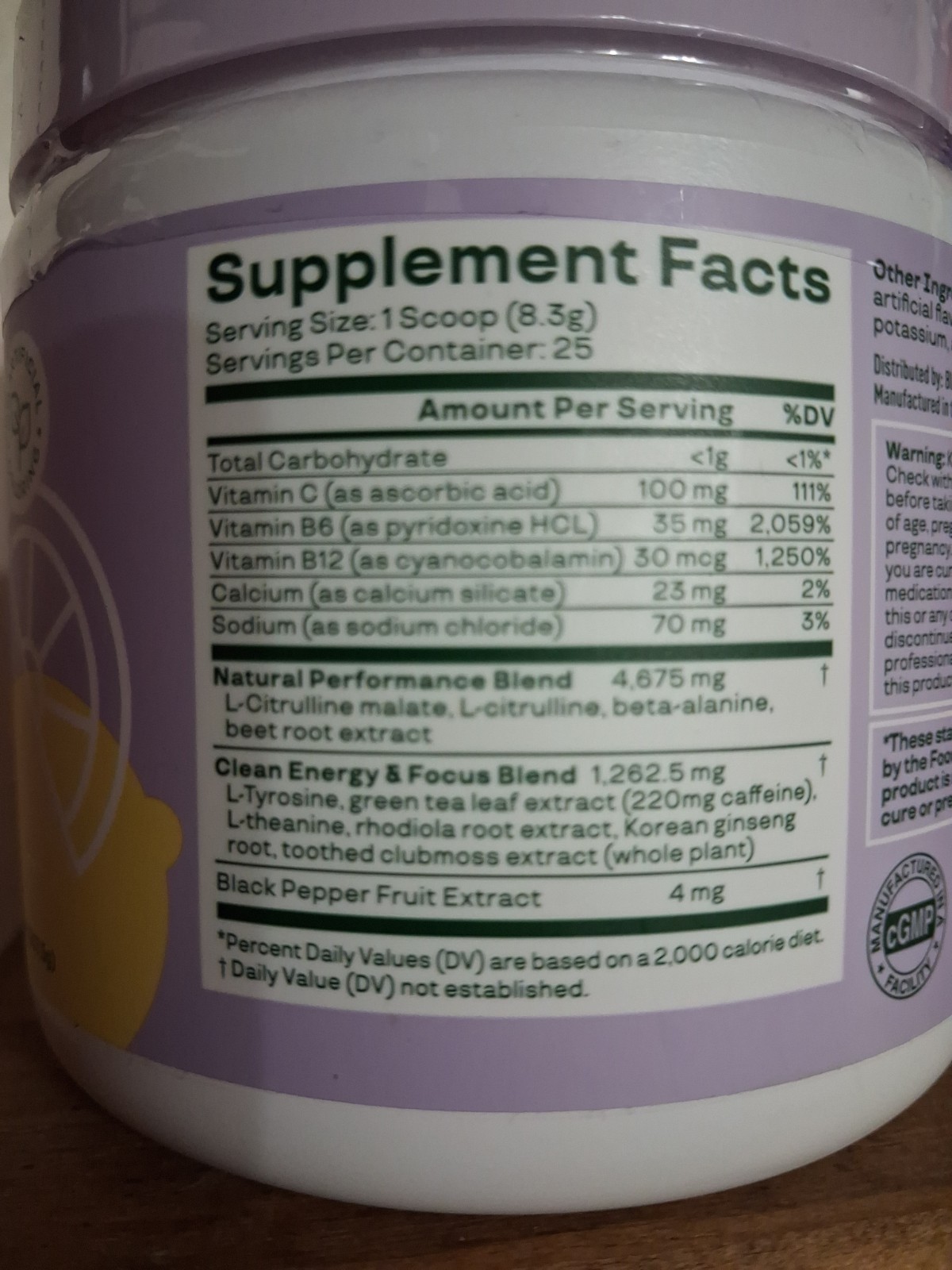 Bloom High Energy pre-workout Raspberry Lemonade 25 Serv 7.3 Oz Exp28 Free Ship