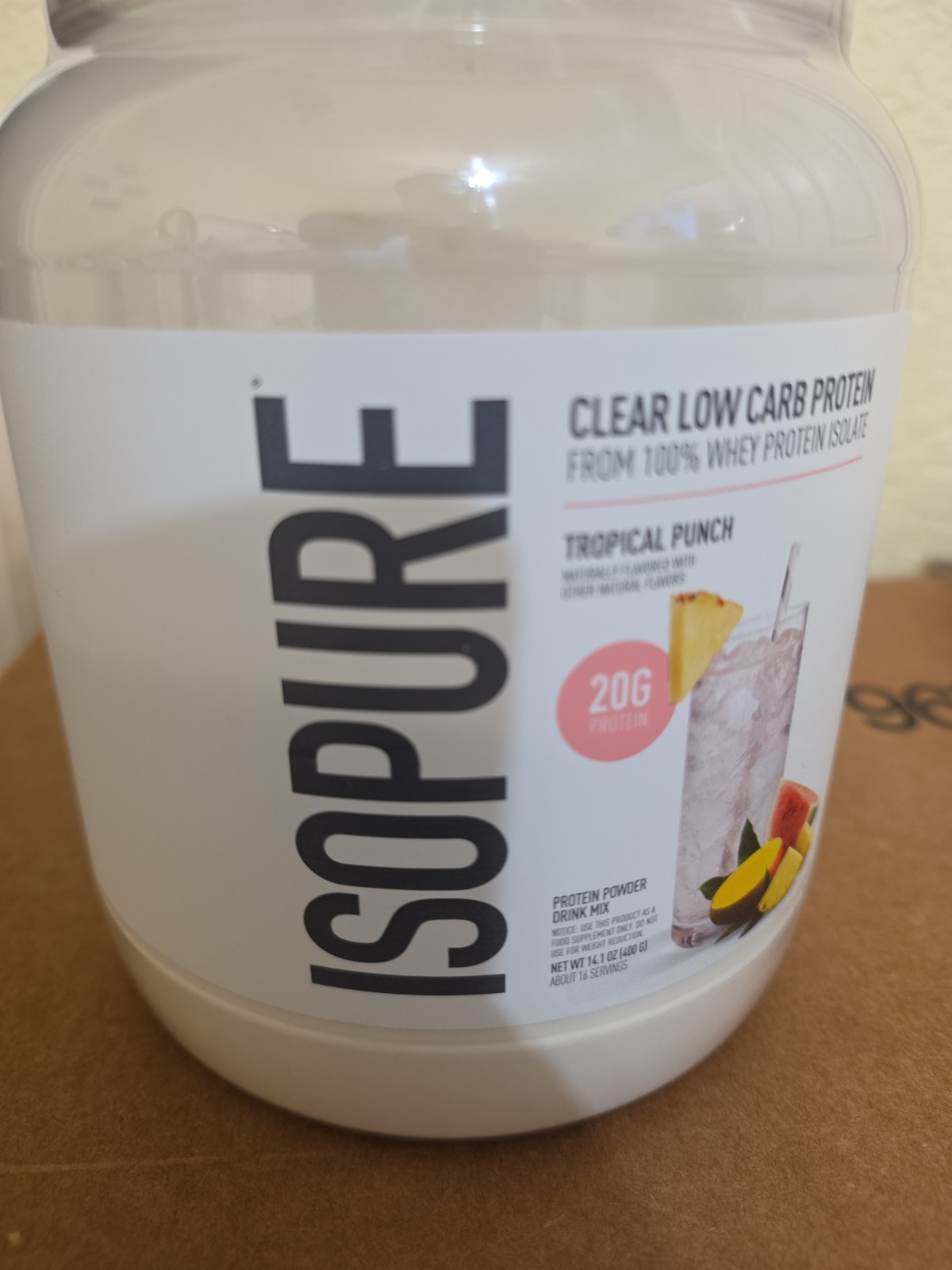 Isopure Clear Low Carb Protein