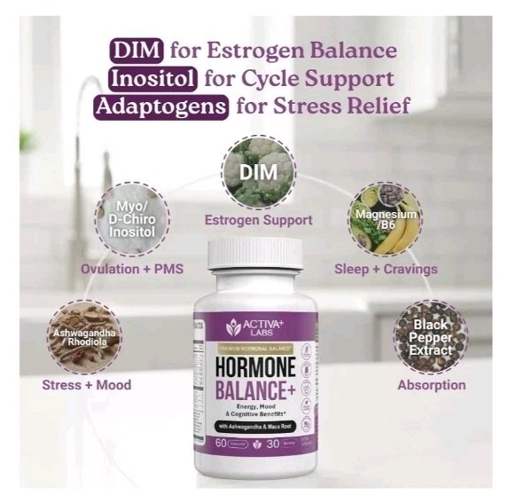 Hormone Balance for Women Boost Energy, Mood, Libido and Focus 7/27