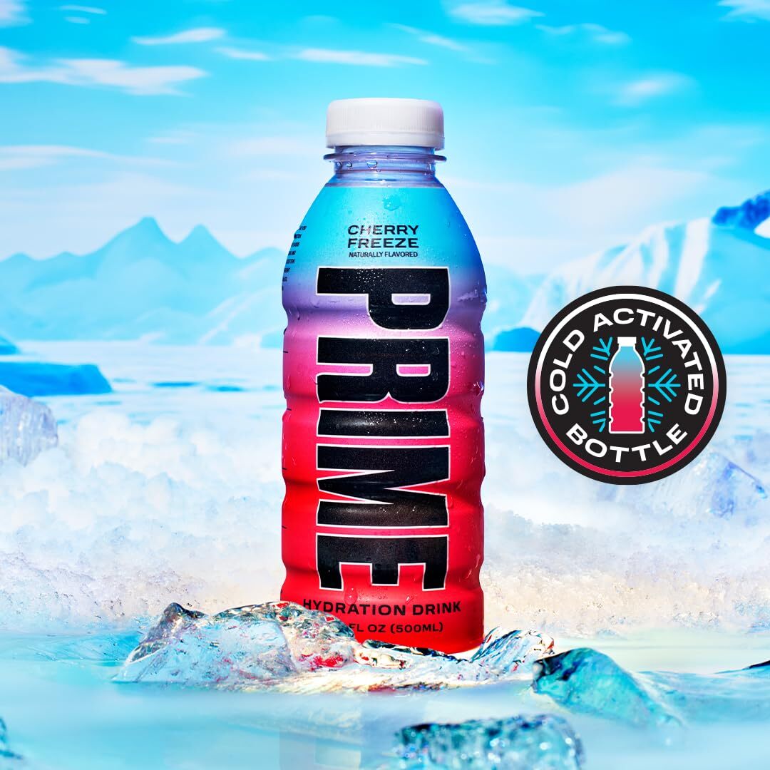 PRIME Hydration Drink 16.9 Fl Oz Pack of 12 Natural Electrolytes Zero Sugar