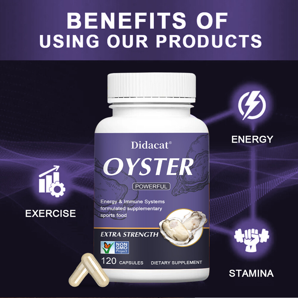 Oyster Extract-Energy & Stamina Complex For Men And Women Energy And Immunity