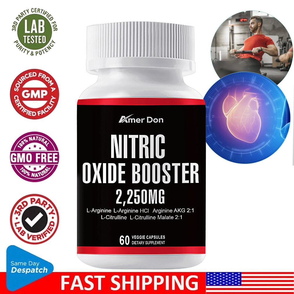 Nitric Oxide Booster Supplement for Blood Circulation and Flow,Endurance/Energy