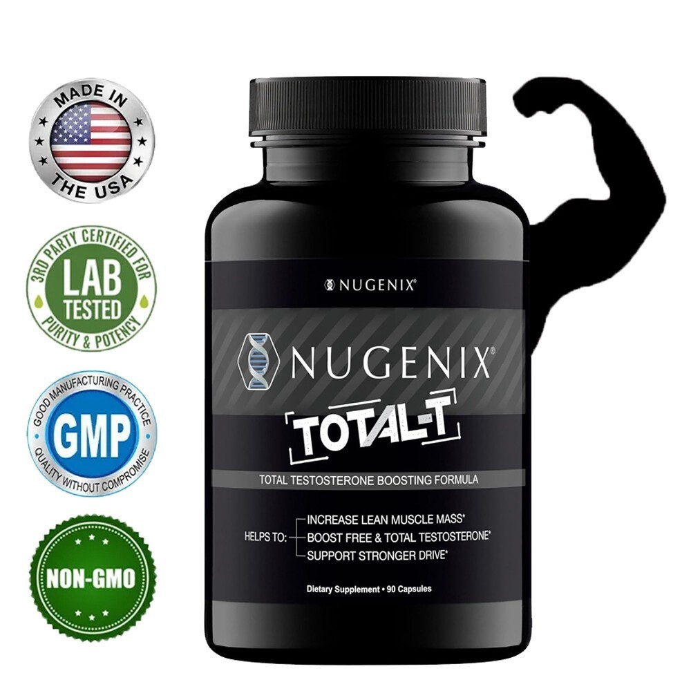 3x Value NUGENIX TOTAL-T Capsules -Testosteron Booster for Men, Energy & Stamina