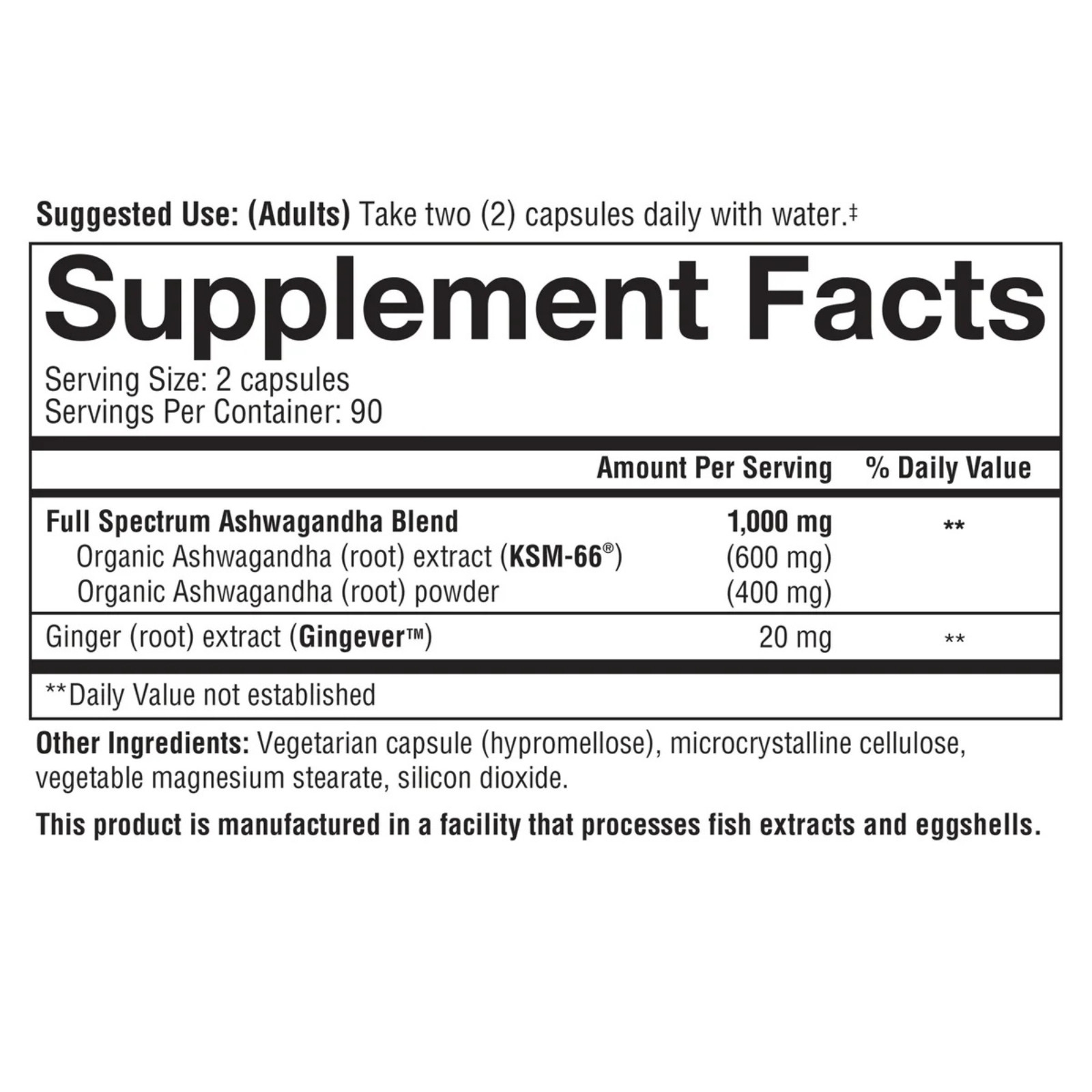 Youtheory Ashwagandha 1000 mg 180ct 05/27 – (2 Pack)