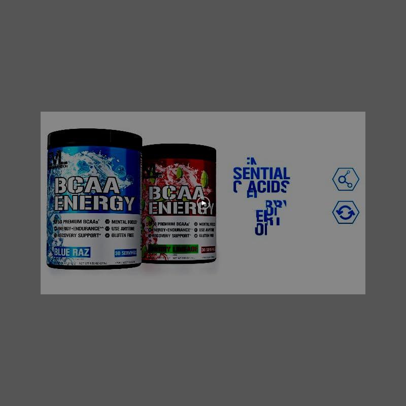 EVL BCAAs Amino Acids Powder – Boost Energy, Build Lean Muscle, Enhance Recovery