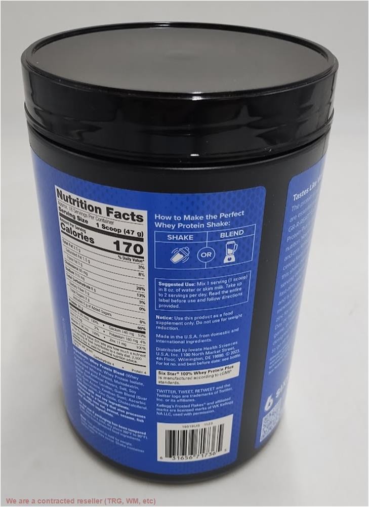 Six Star 100% Whey Protein Plus Frosted Flakes Powder EXP:11/2027 AFTER