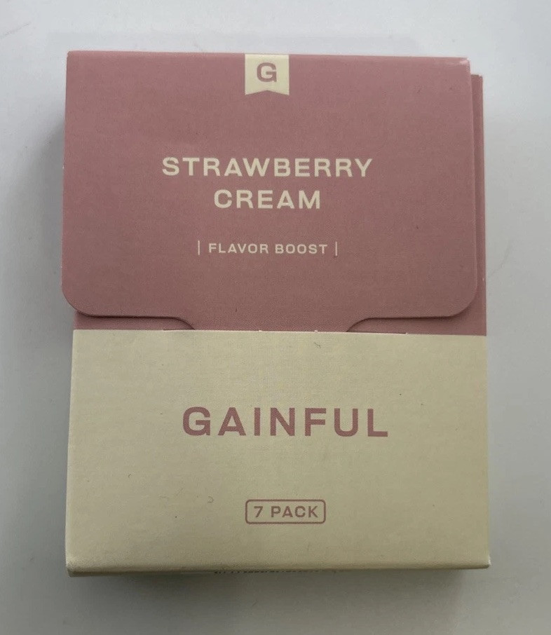 Gainful Strawberry Cream Flavor Boost 10 Boxes 7 Pack Each