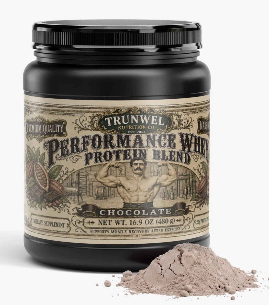Premium Whey Protein Blend Chocolate Powder Whey Isolate & Concentrate 16.9 oz