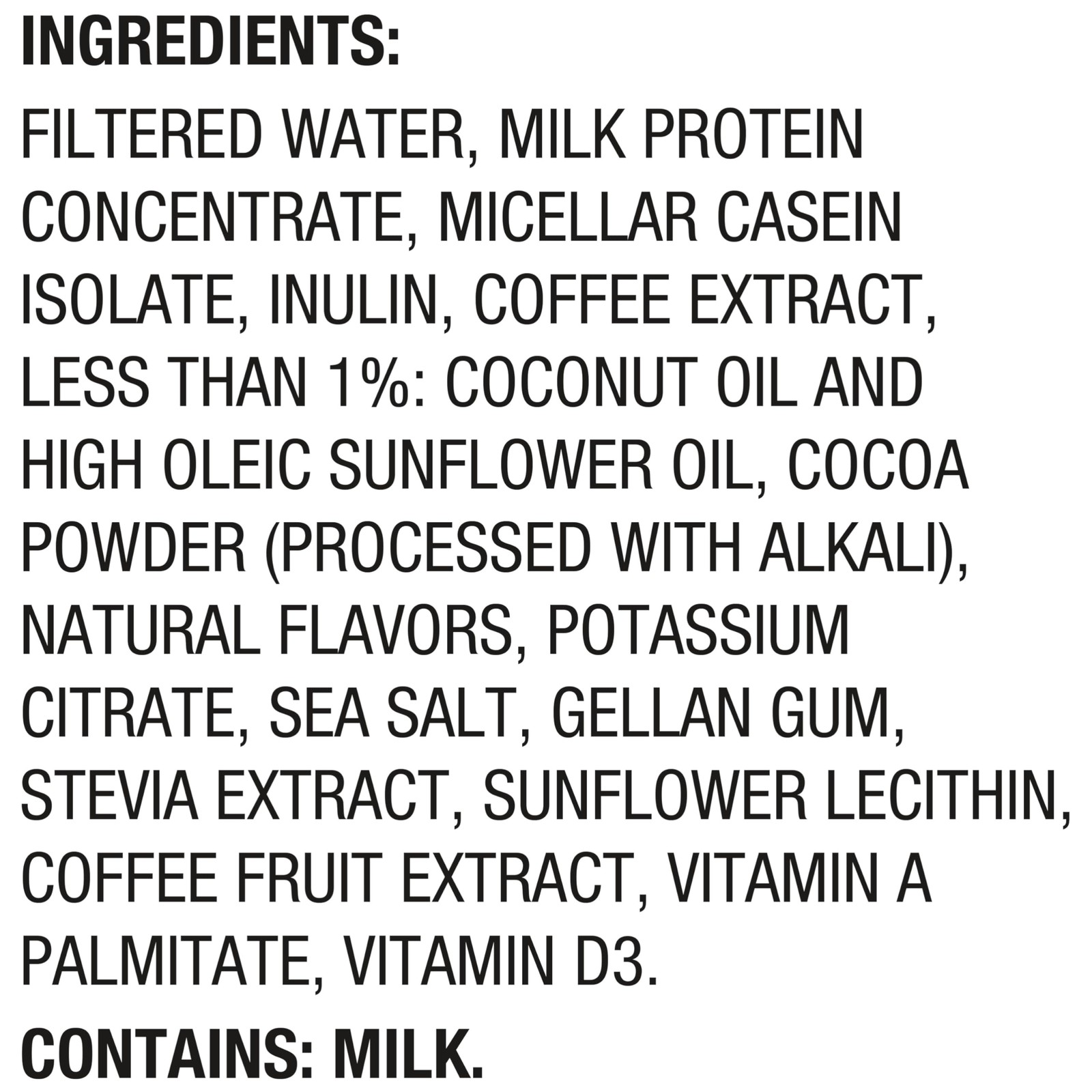 Oikos 30g Protein Shake, Mocha Latte, Shelf Stable, High 3 Fl Oz (Pack of 4)