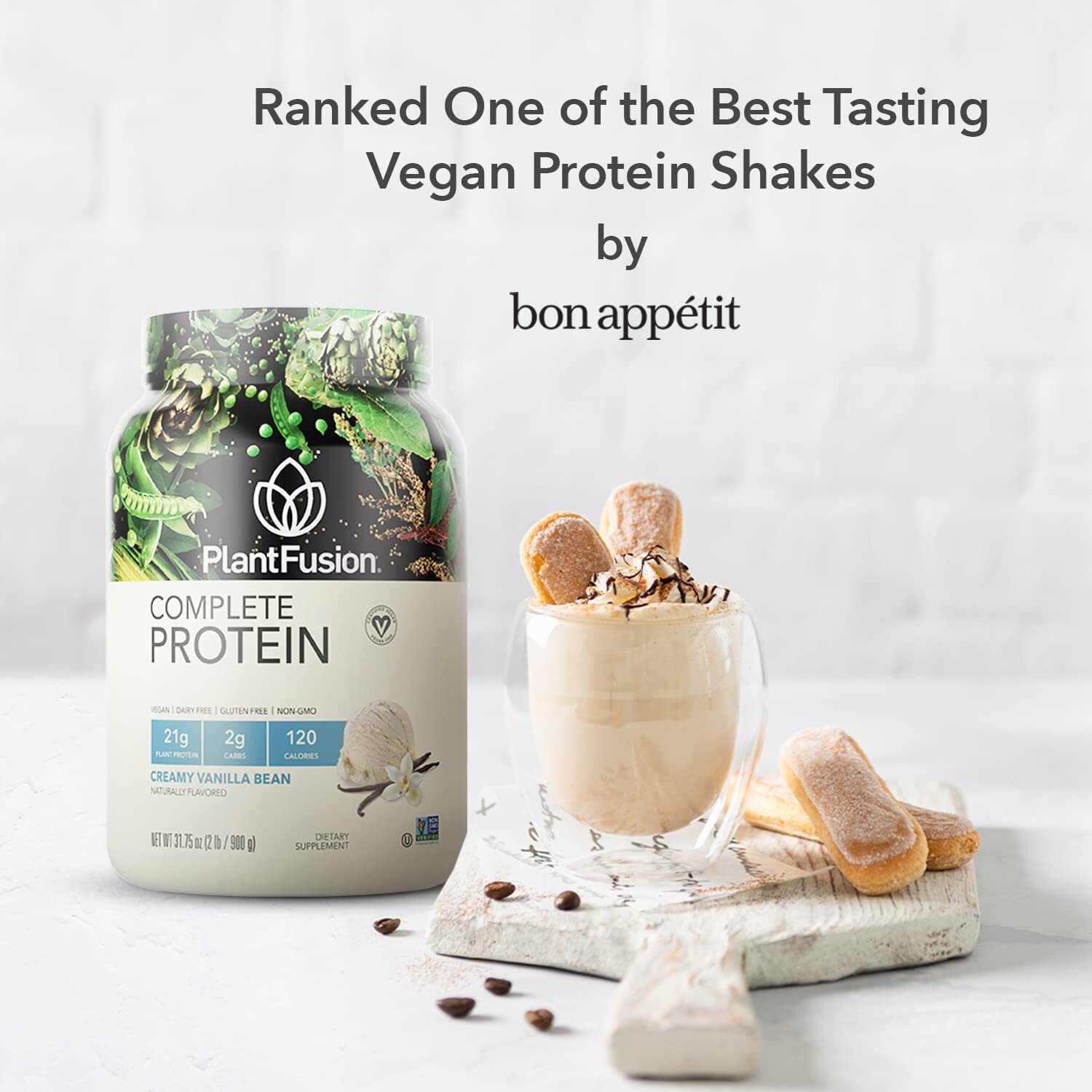 2/27 PlantFusion Complete Vegan Protein Powder – Plant Based Protein Powder With