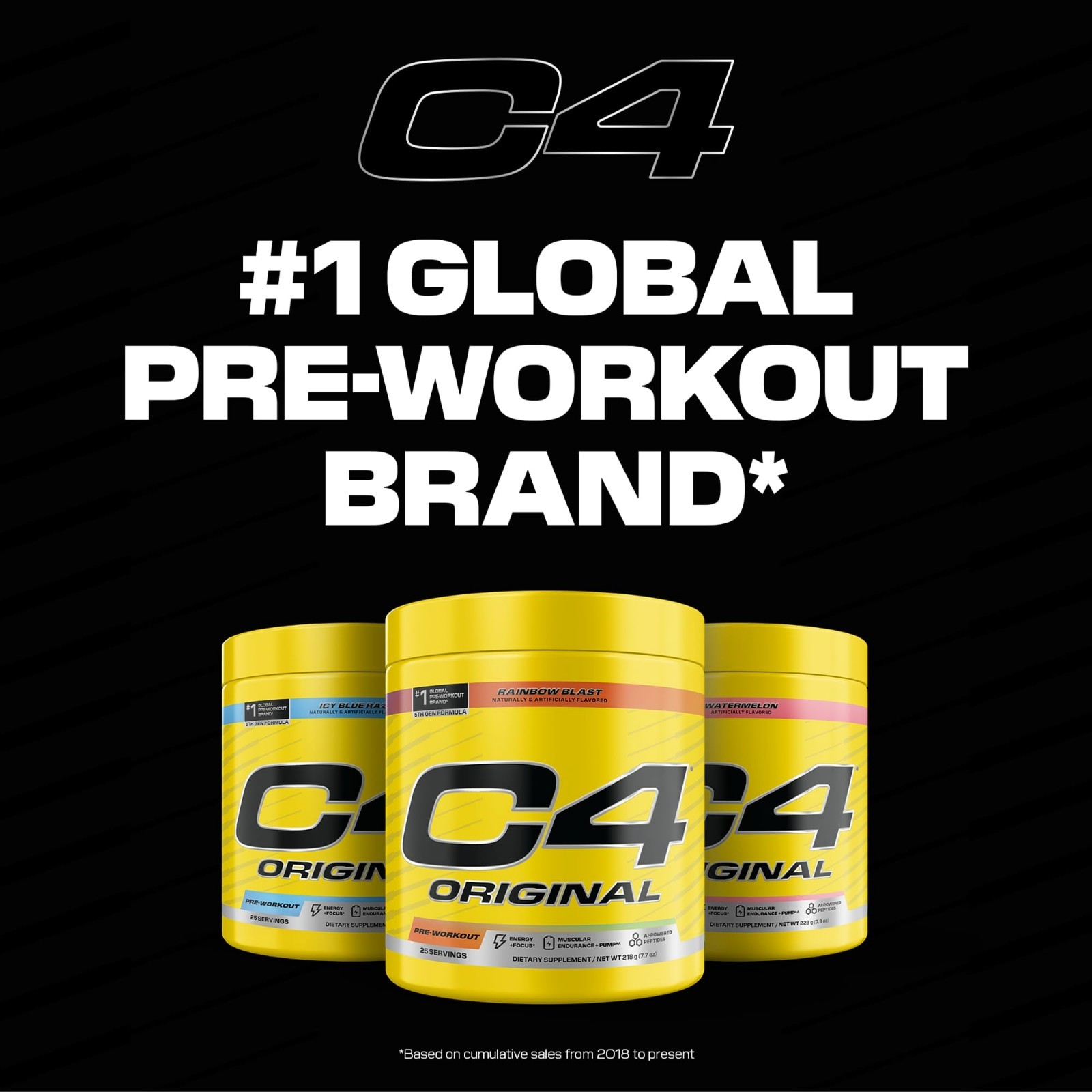 Pre Workout Powder 200mg Caffeine – Energy Boost, 25 Servings, Fitness Fuel
