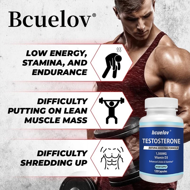 Boost Energy Support Male Enhancement Increase Endurance Muscle Mass 120 Capsule