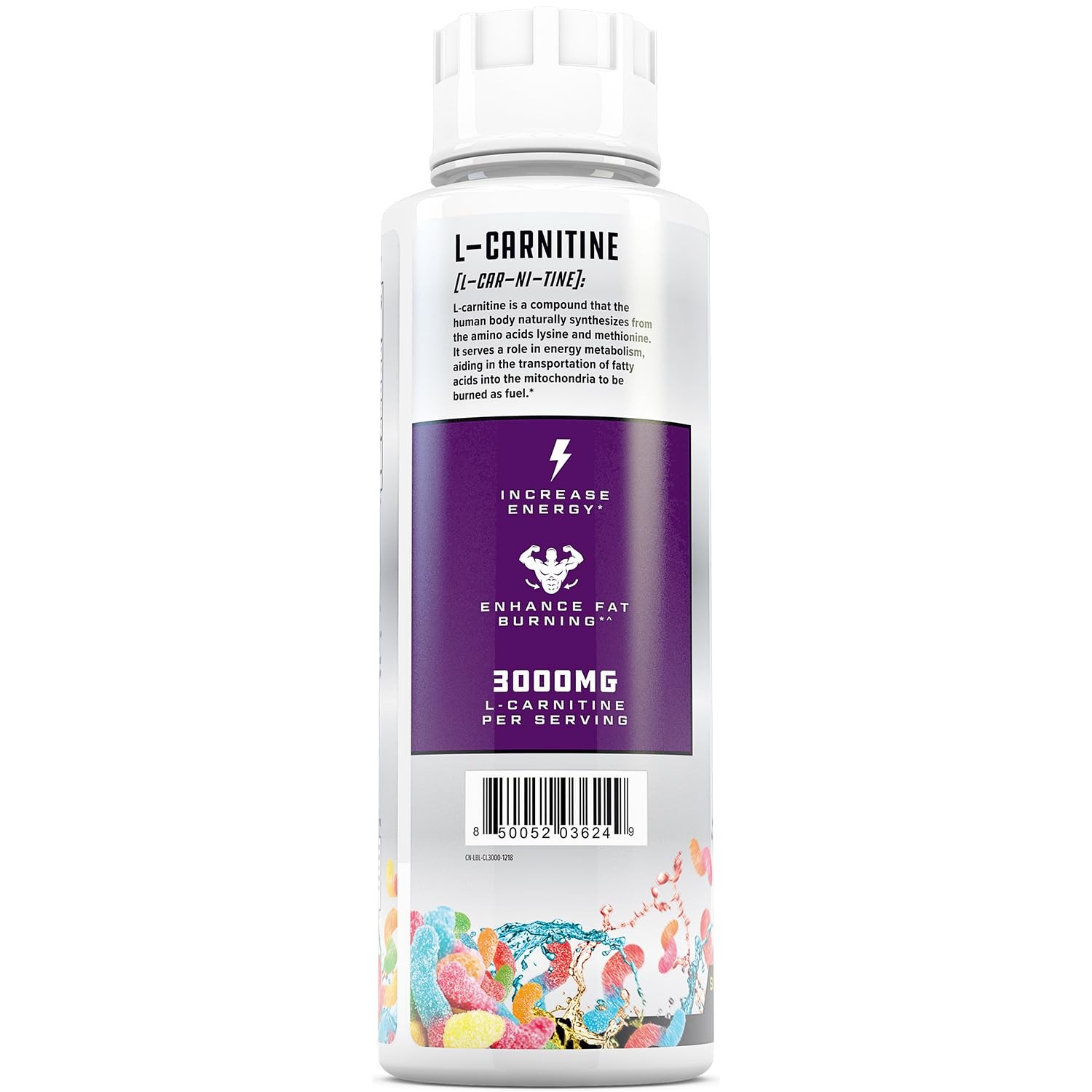 Cutler Nutrition Liquid L-Carnitine Fat Burner with 16 Fl Oz (Pack of 1)