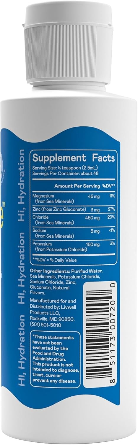 Hi-Lyte Low Sodium Electrolyte Supplement for Immune Support, Fasting and Rapid