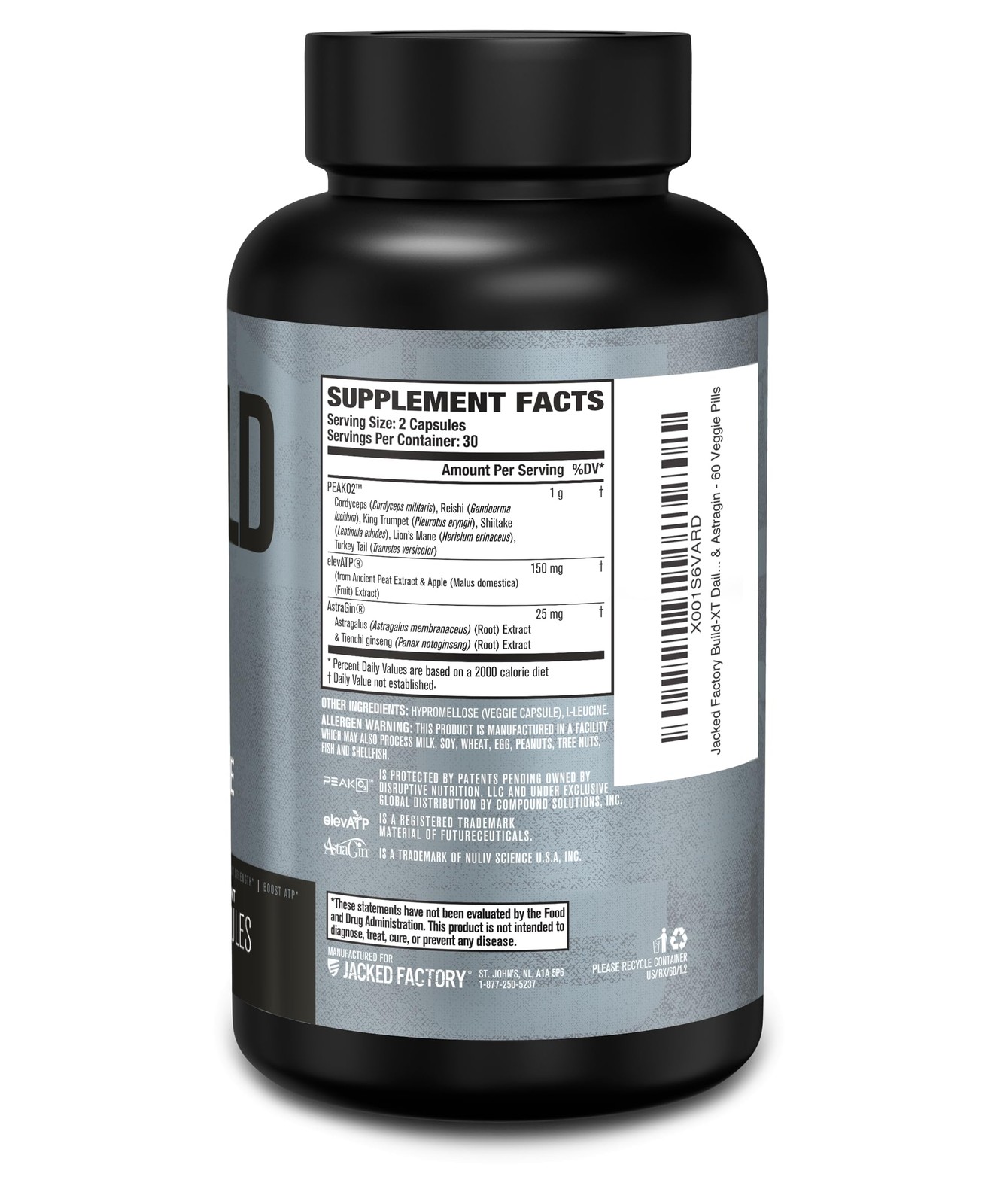Build-XT Muscle Builder – Daily Muscle Building Supplement for Muscle Growth and
