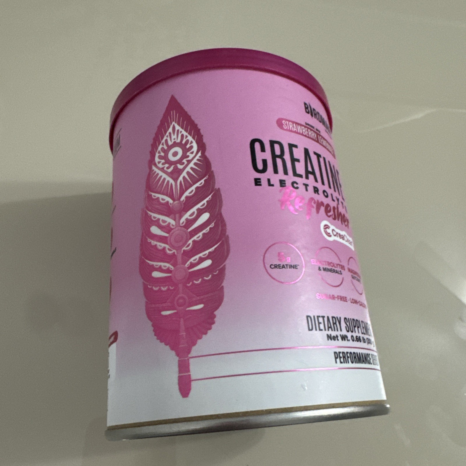 Birdman Creatine + Electrolyte Powder Strawberry Lemonade