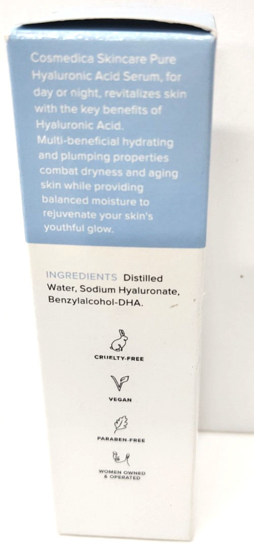 Cosmedica Skincare Hyaluronic Acid Serum, 1 Fl. Oz