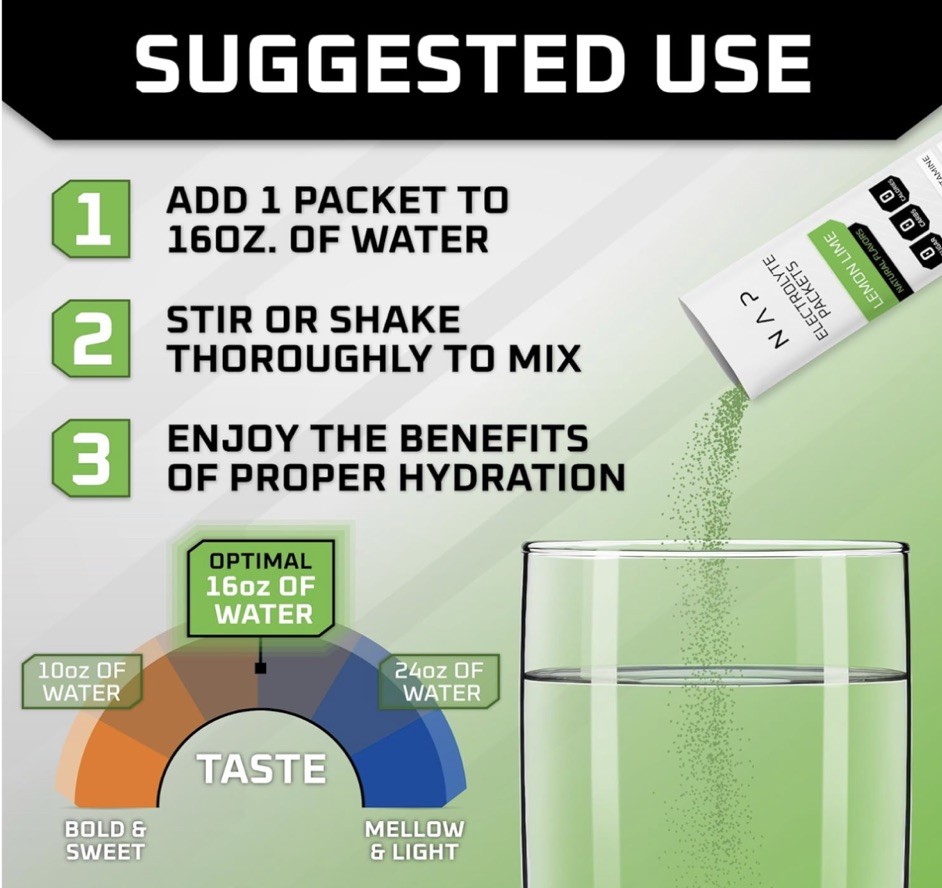 2 New Age Performance Hydration Booster Lemon Lime Electrolyte Drink Mix Recover