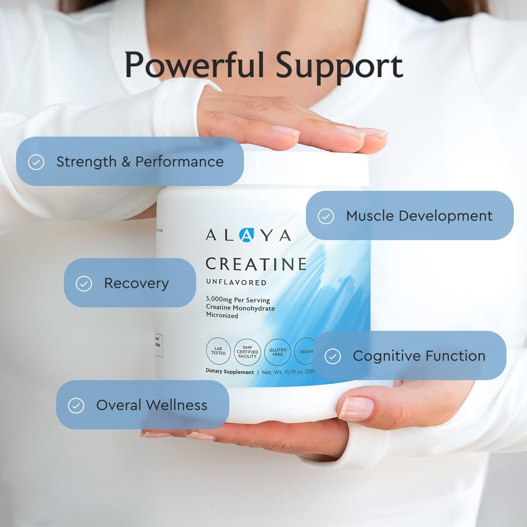 Alaya Naturals Micronized Creatine Monohydrate