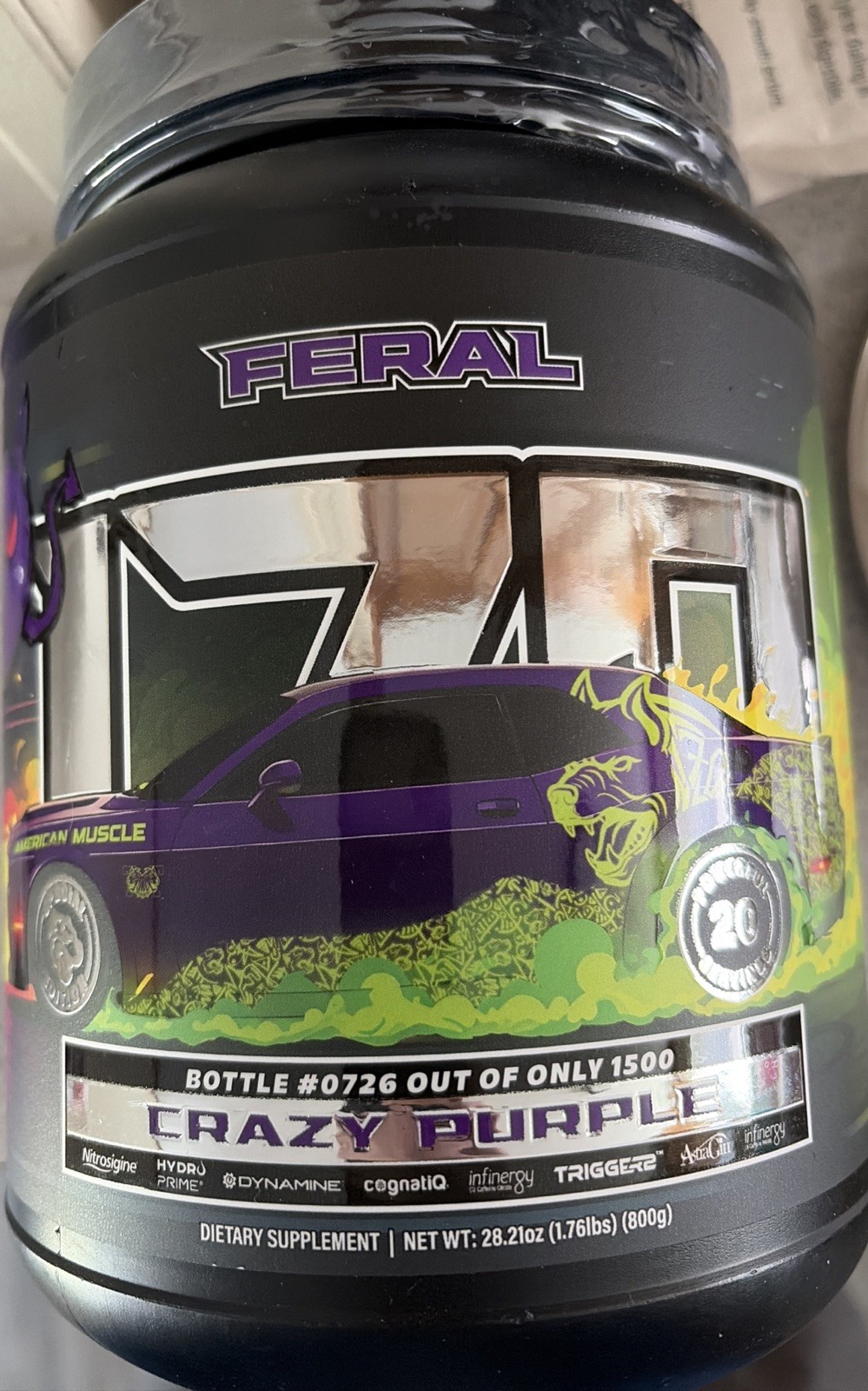 Feral 170 Pre Workout Limited edition /1500 Tren Twins