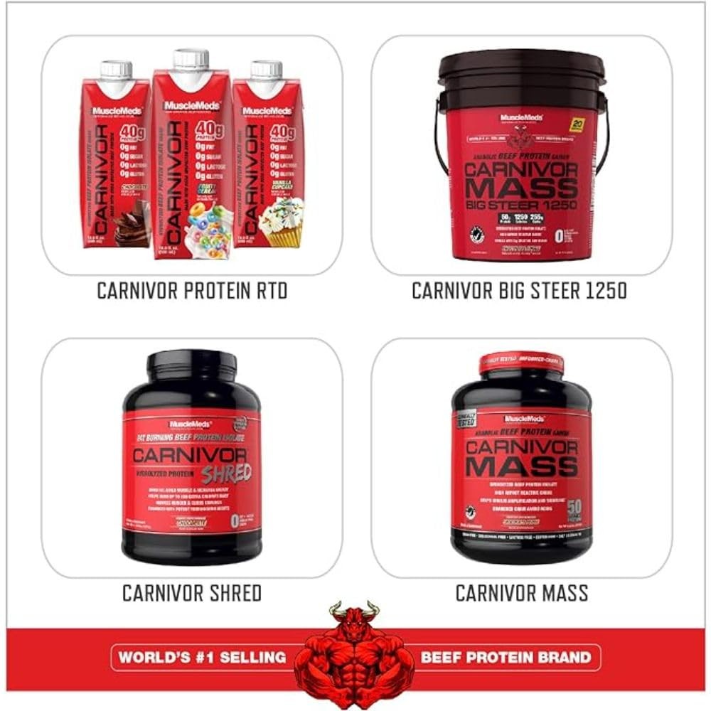 MuscleMeds Carnivor Shred Fat Burning 2.18 Pound (Pack of 1), Chocolate