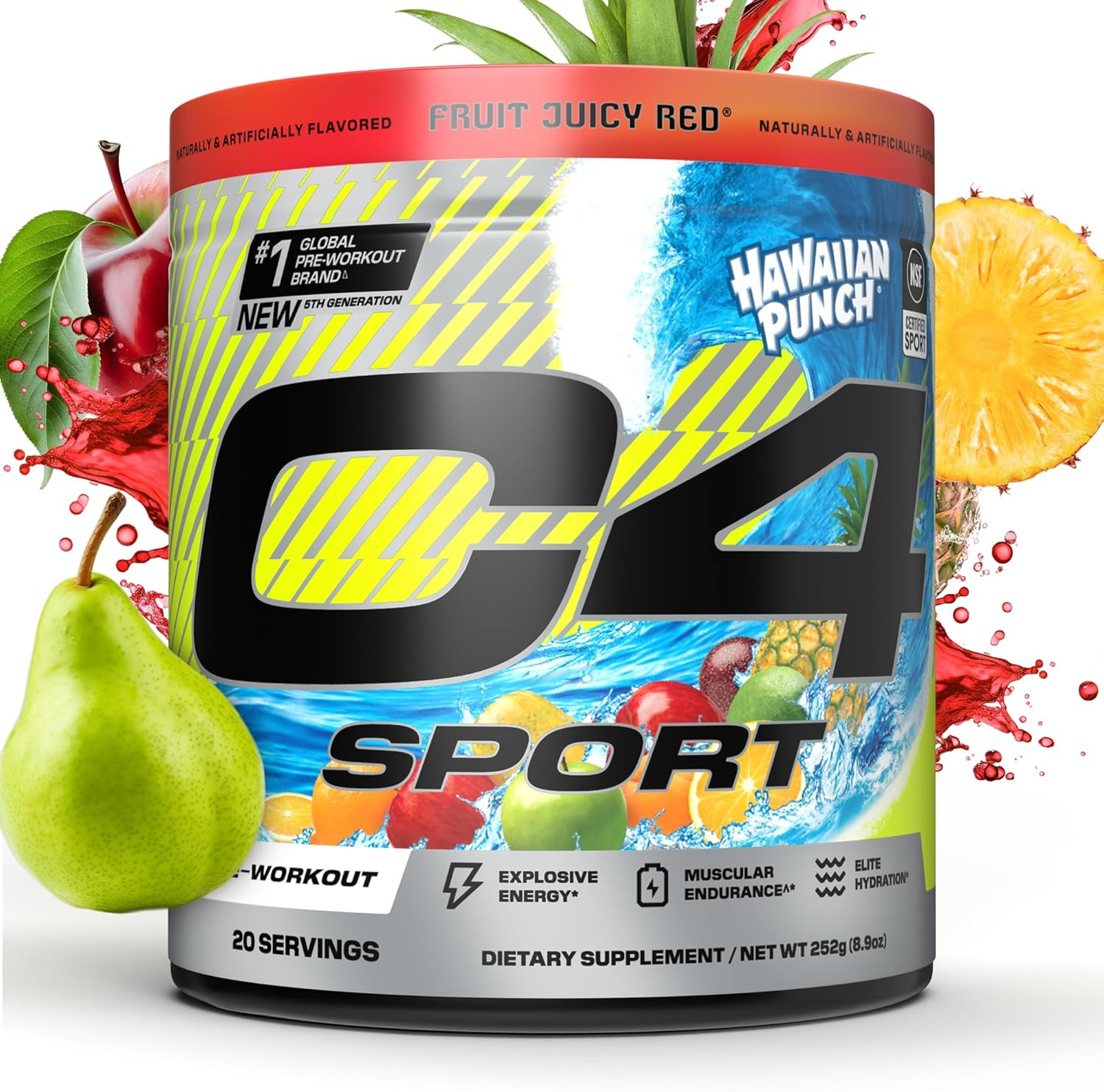 Pre Workout Powder – NSF Certified for Sport – Elite Hydration – Electrolytes an