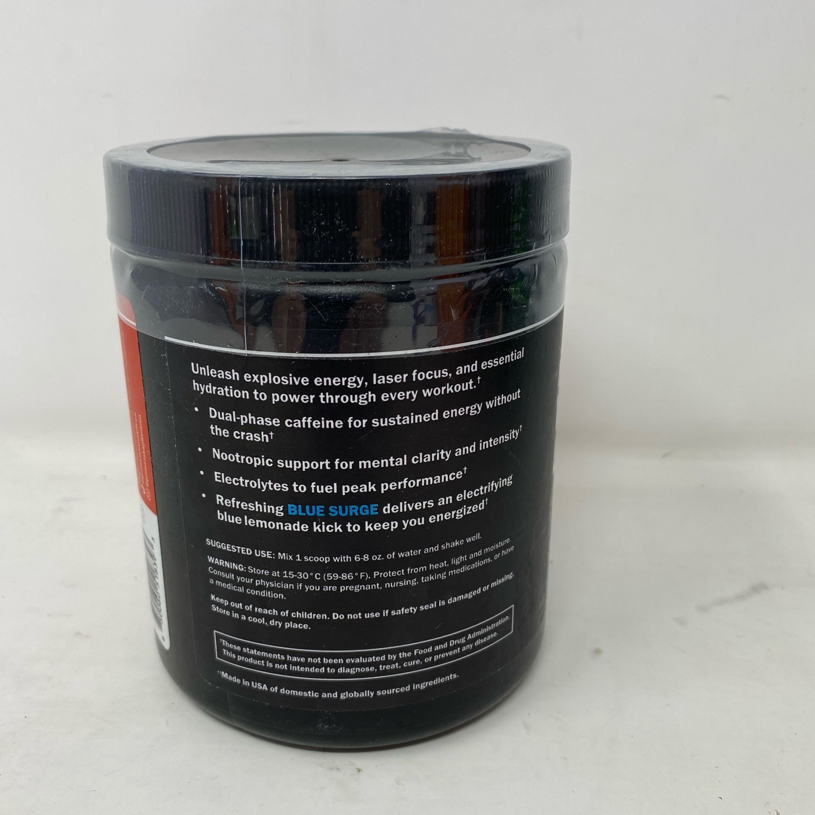 Prime Labs Pre-Workout Blue Lemonade, 30 Servings (Blue Surge)
