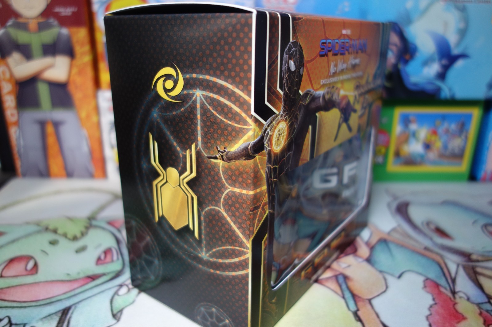 Spiderman No Way Home Black and Gold G fuel Collector’s Box Brand New On Hand!