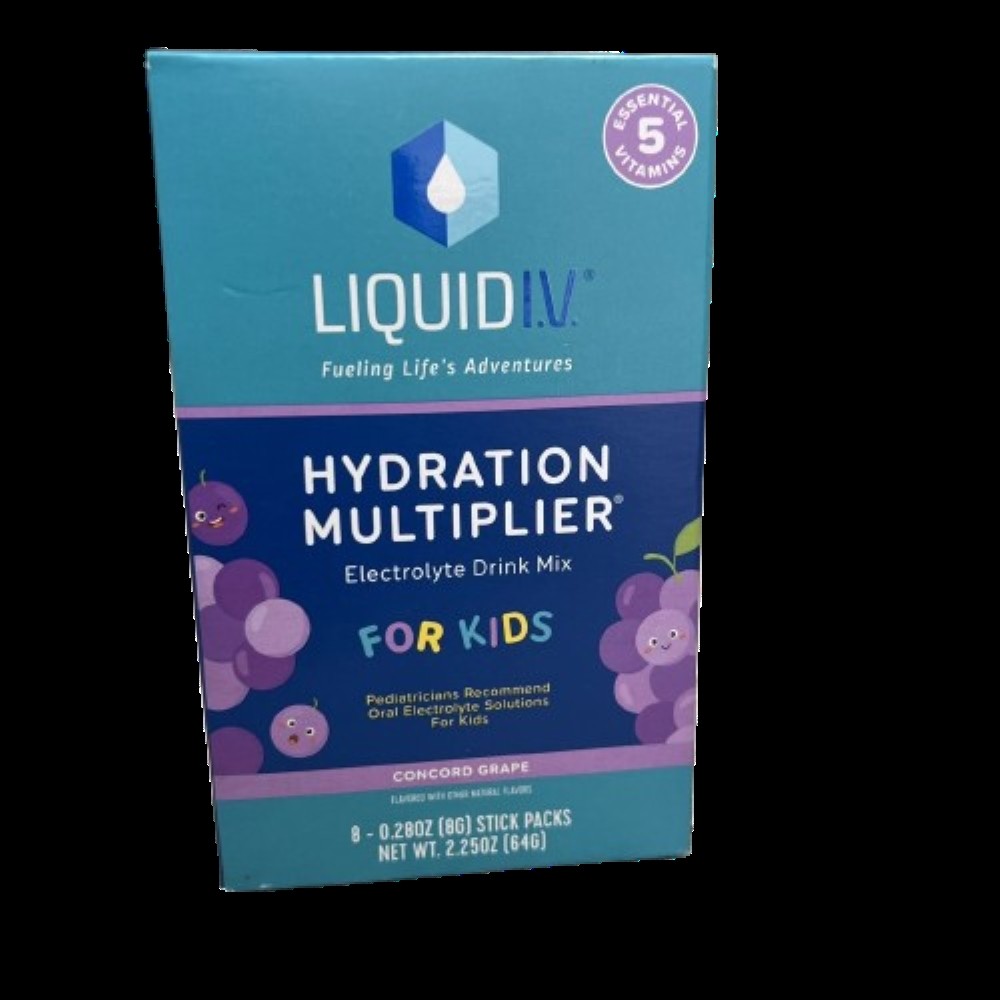 LIQUID IV Concord Grape Kids Hydration Mix 8 Count, 0.28 OZ EXJUN25