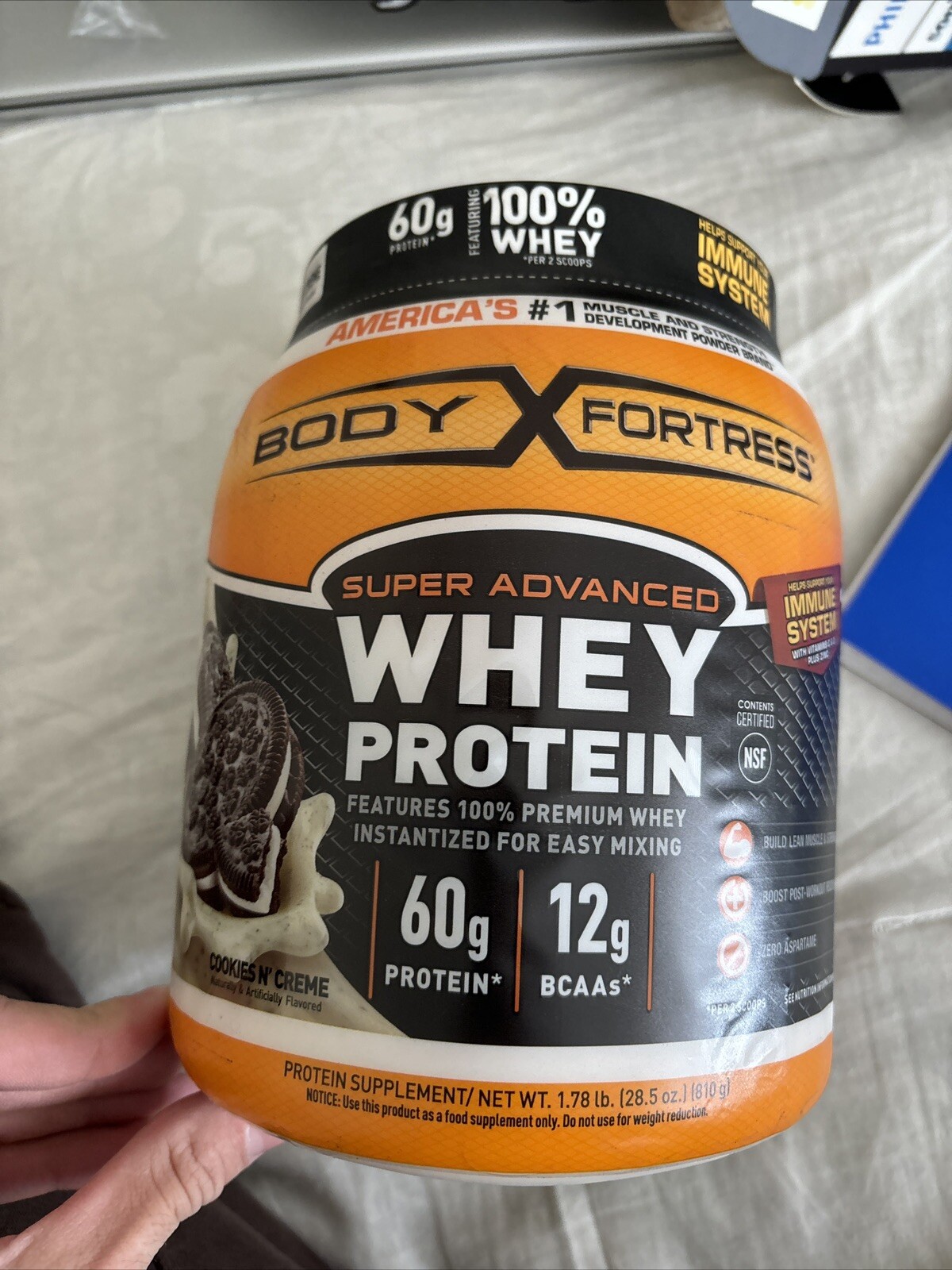 Super Advanced Whey Protein, Cookies N’ Creme , 1.78 lb (810 g)