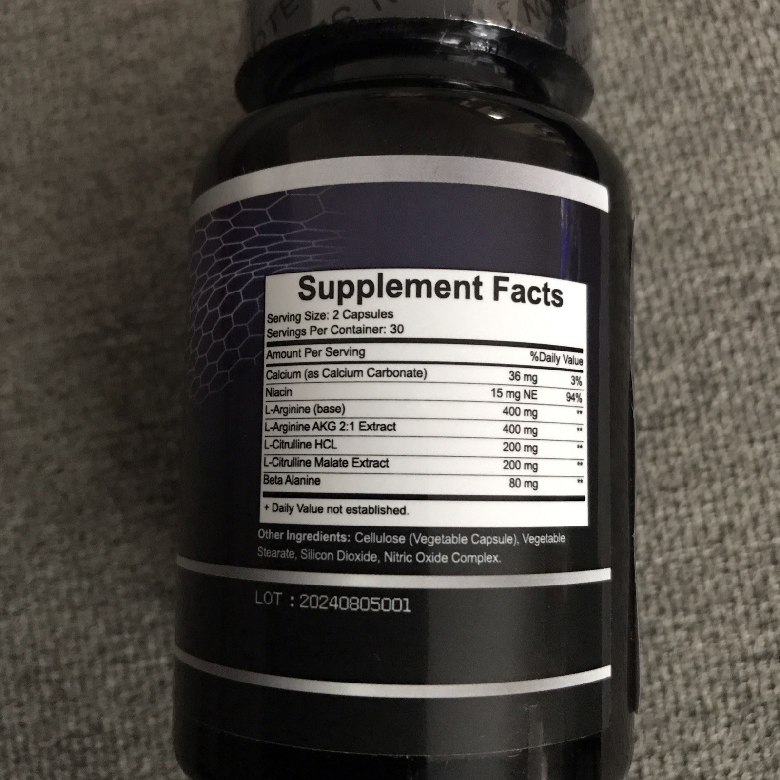 Nitric Oxide Booster Extra Strength- L Arginine 3X Strength Nitric Oxide Support