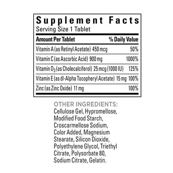 Nature Made Super C with Vitamin D3 & Zinc Supplement 200 Tablets