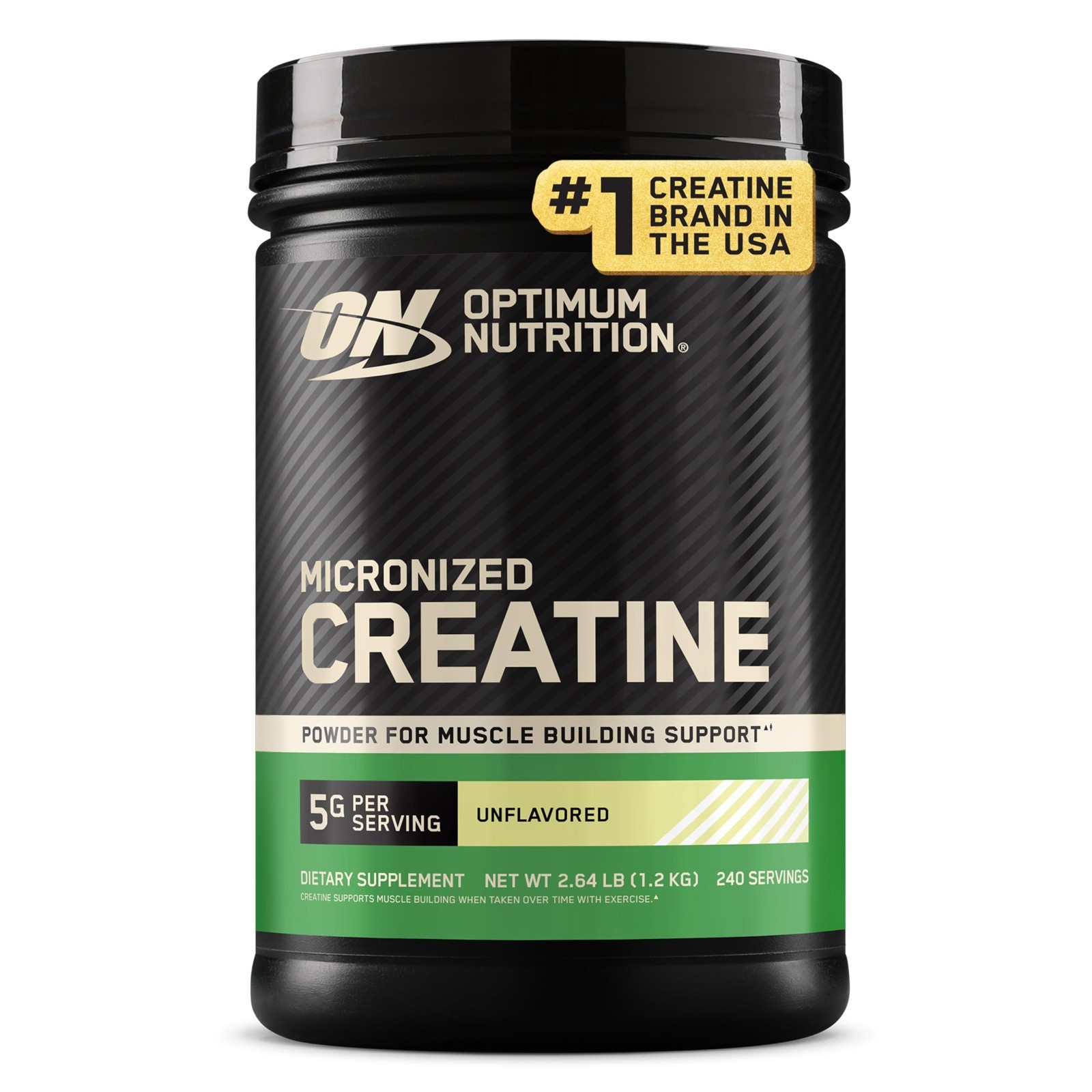 Micronized Creatine Monohydrate Powder – 5g Per Serving, Supports Strength & Rec