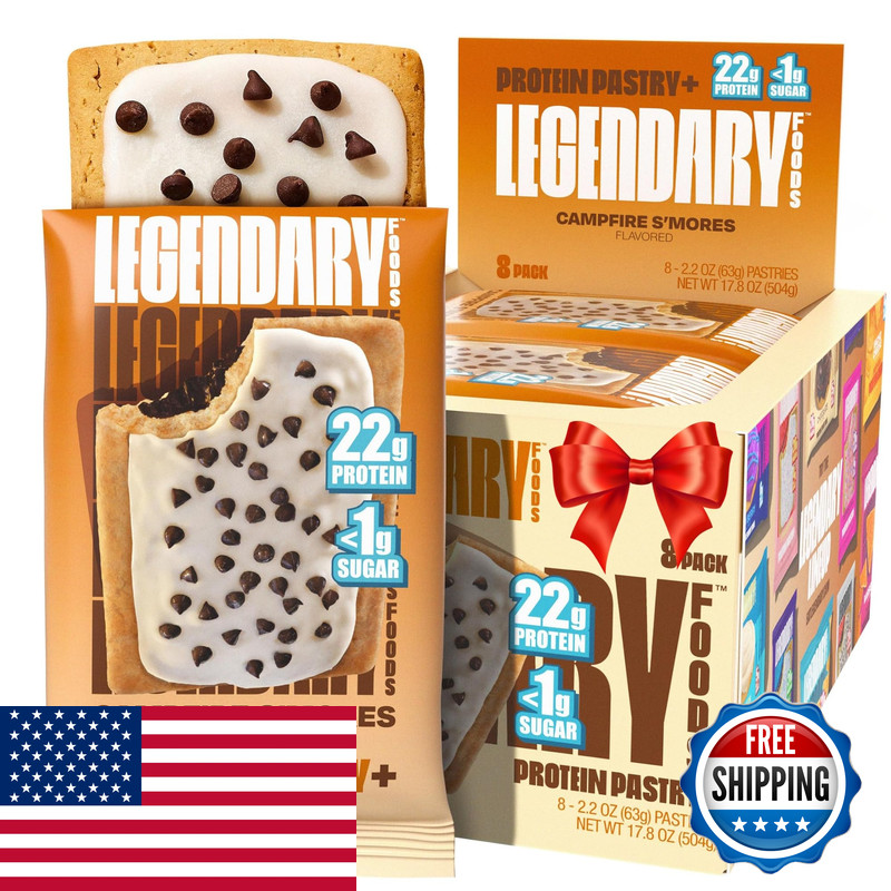 Legendary Foods 22G Protein Pastry 0G Added Sugar Carb Gluten Conscious Keto