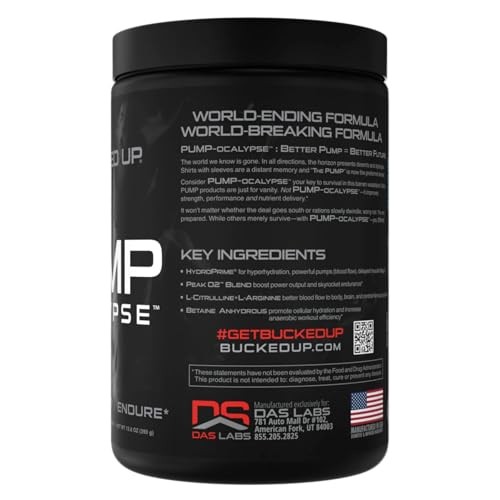 Bucked Up Pump-ocalypse Blood Raz preworkout exp 02/27