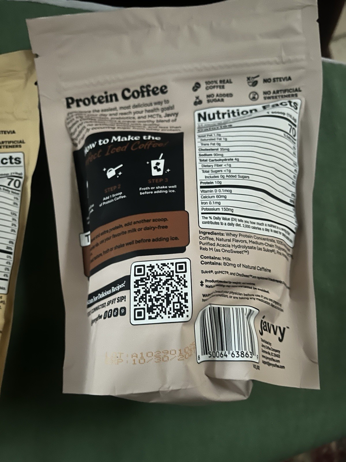 ✨(3) Variety Javvy Caramel, Orig & Mocha Protein & Instant Iced Coffees ☕️
