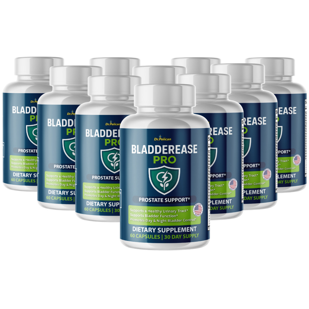 BladderEase Pro- Prostate Support- 10 Bottles- 600 Capsules