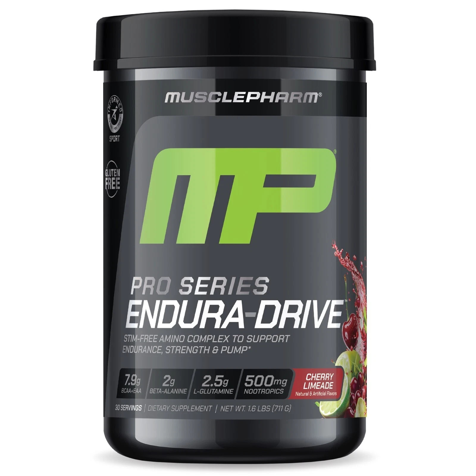 Muscle Pharm Pro Series Endura-Drive Amino Acid Complex – Cherry Limeade Flavor