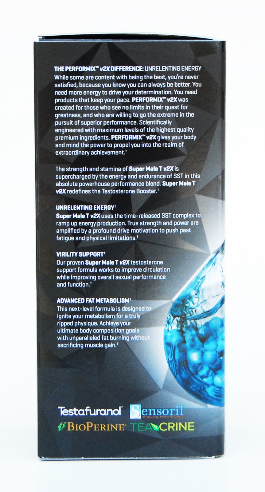Performix Super Male T v2x, 120 capsules, thermogenic and energy enhancement