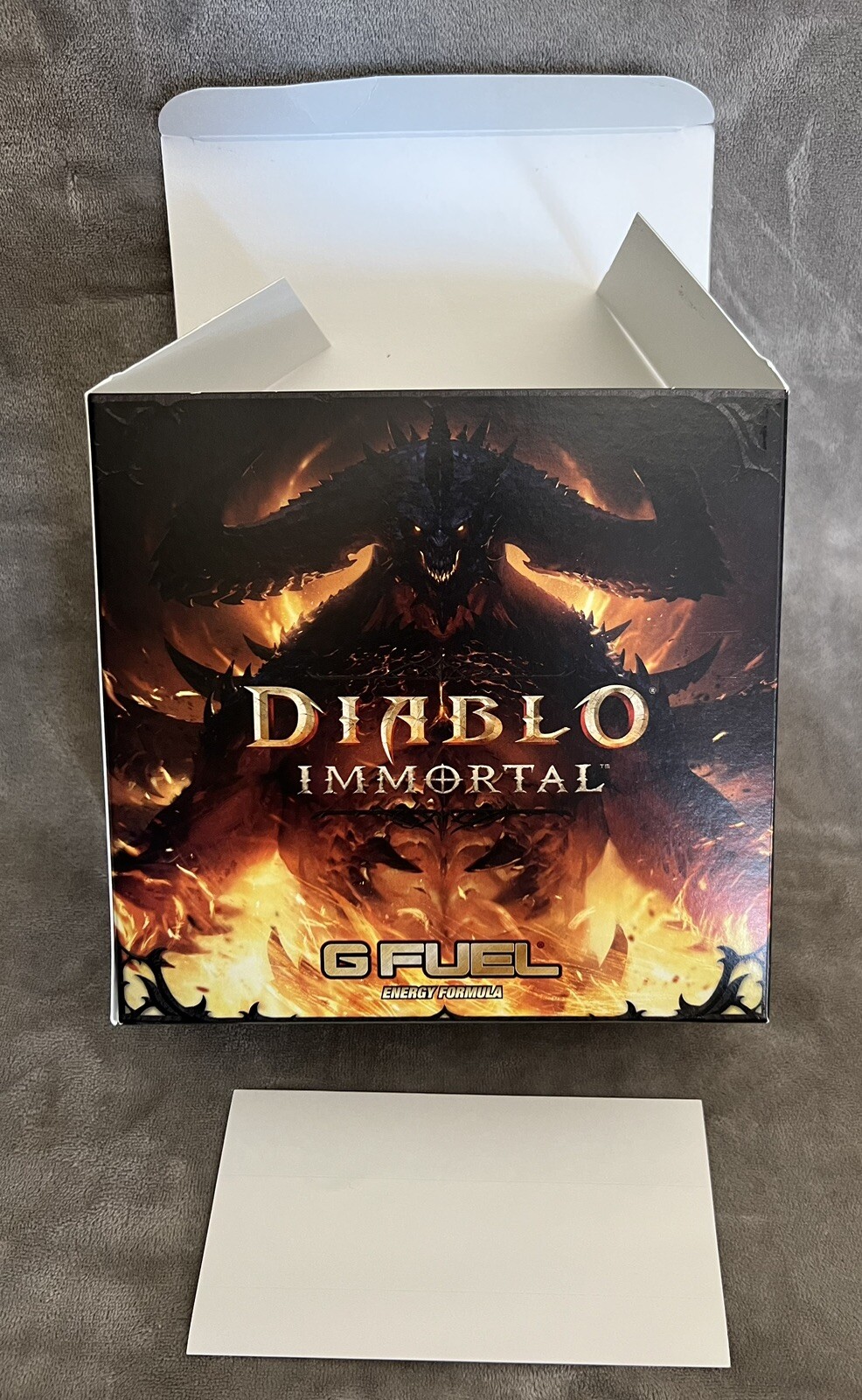 G Fuel Health Potion Gfuel Box Diablo Immortal Shaker, Sticker, Empty Tub READ