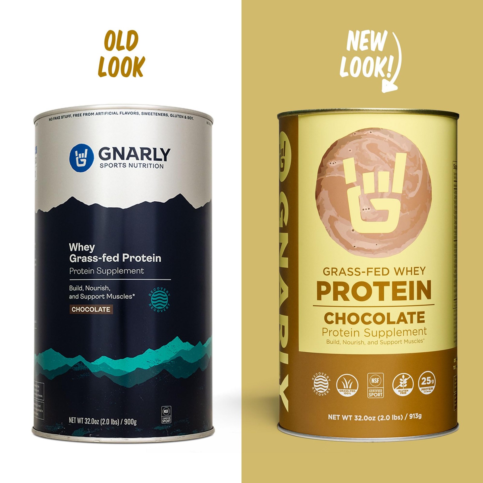 Gnarly Nutrition Chocolate Protein Powder – NSF Sport Certified – 25g Protein…