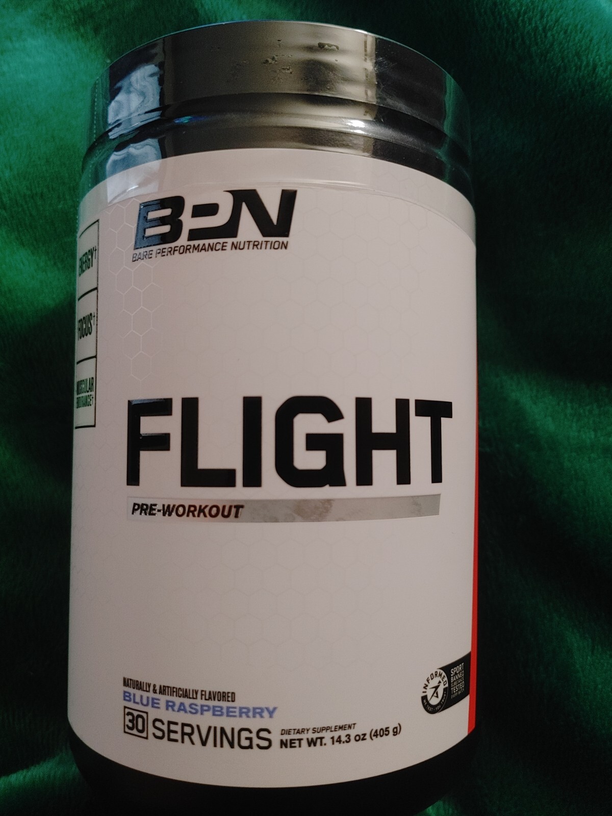 Bare Performance Nutrition Flight Pre Workout- Energy, Focus, & Endurance