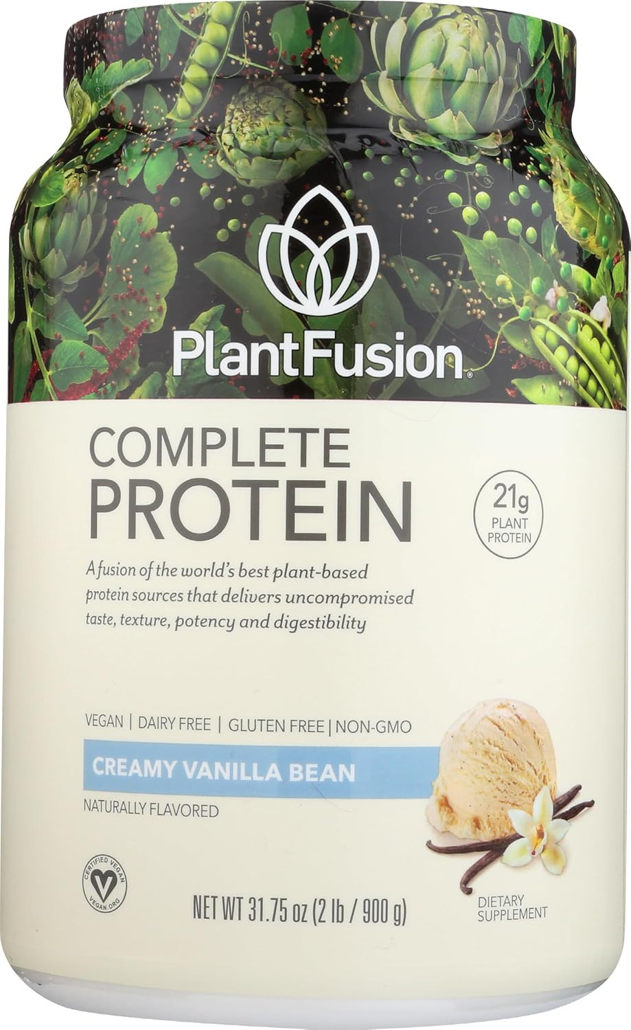 Complete Vegan Protein Powder – Plant Based Protein Powder with Bcaas, Digest…