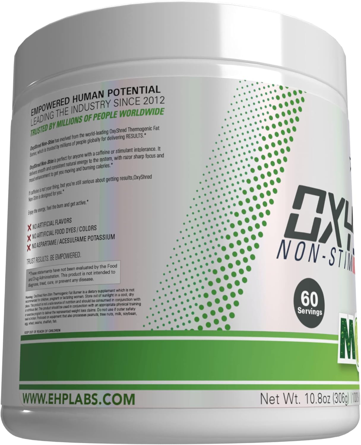 Oxyshred Non Stimulant Pre Workout Powder – Stim Free Pre Workout, Caffeine Free
