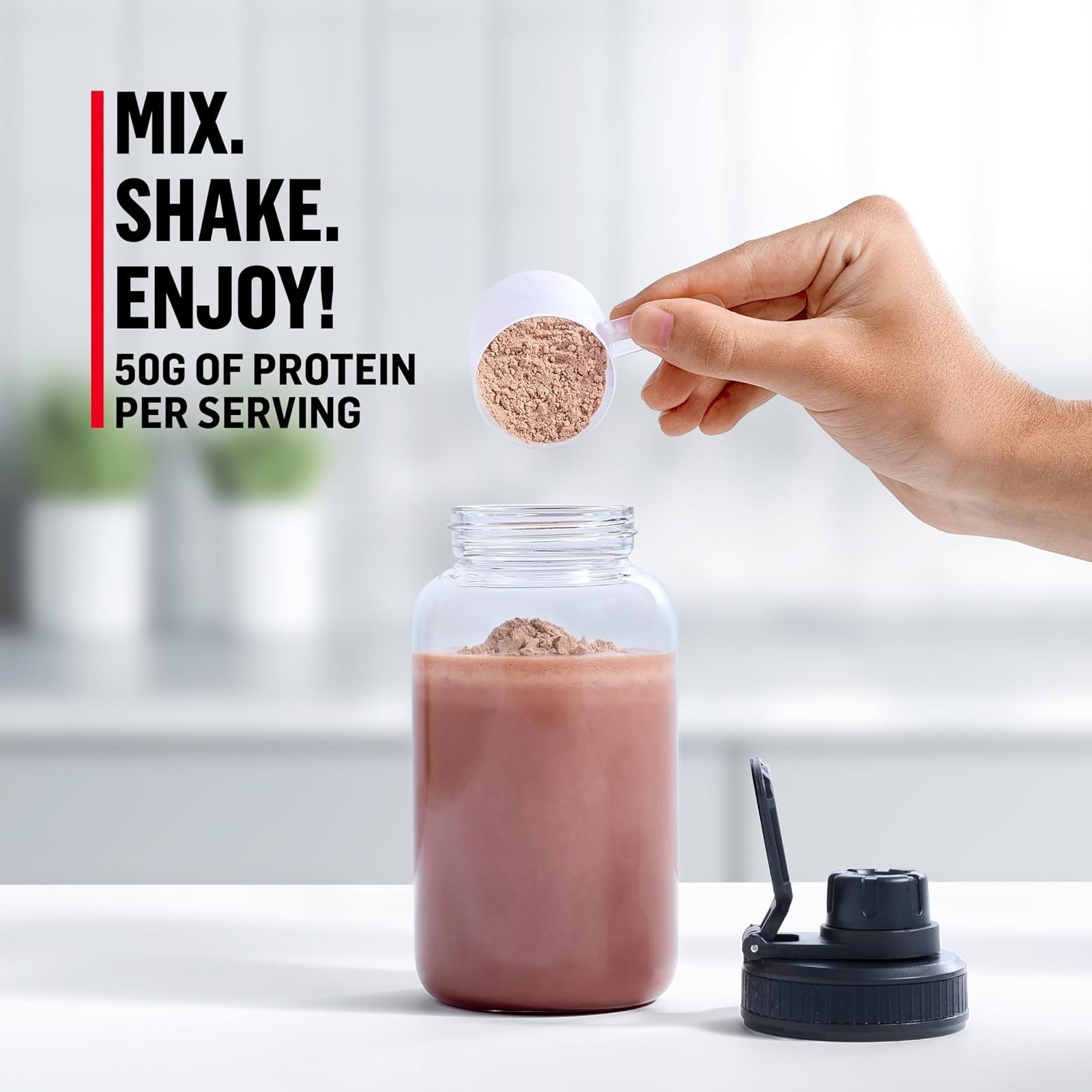 Muscle Milk Pro Series Protein Powder, Knockout Chocolate, 5 lb, 50g Protein